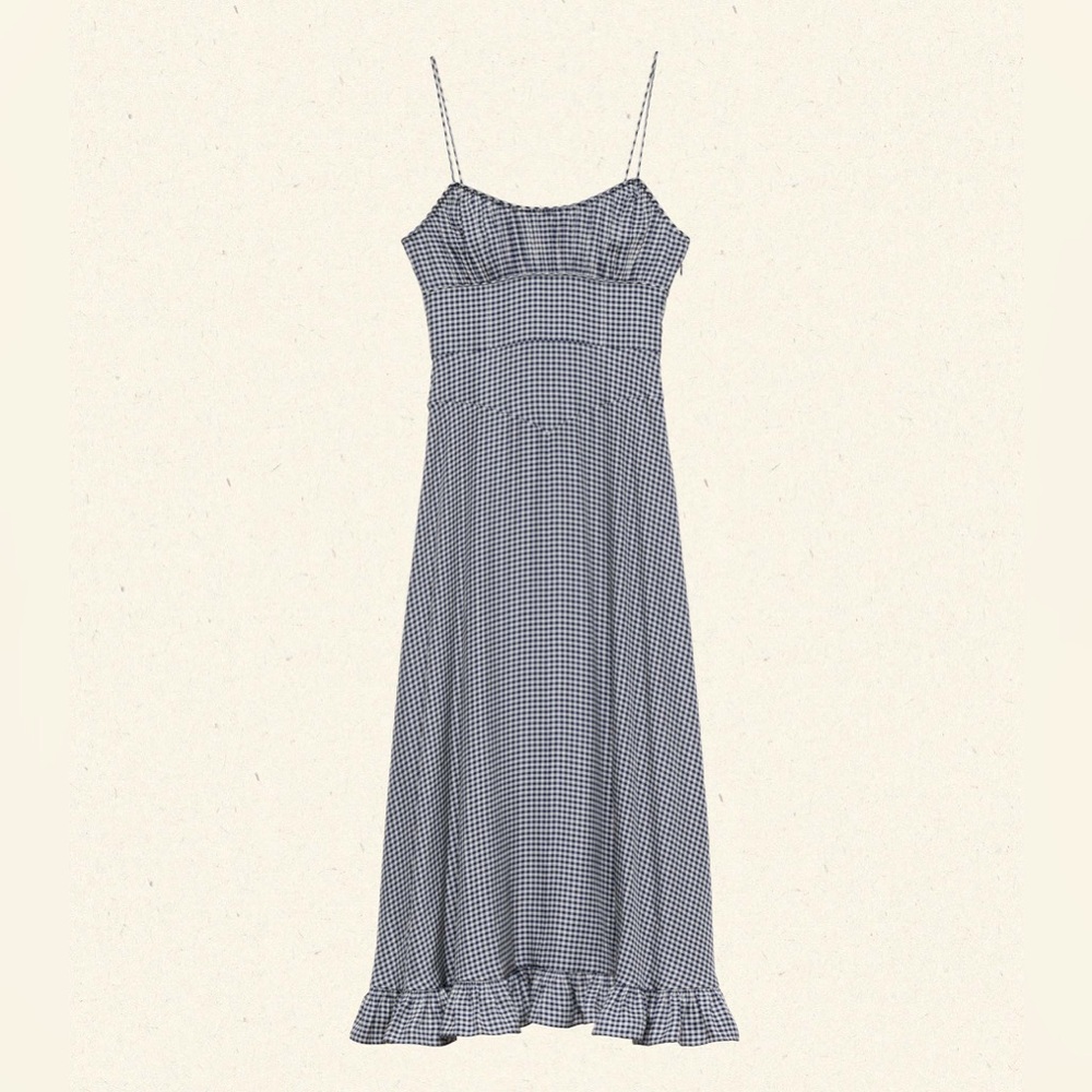 Doen Blue Gingham Dress